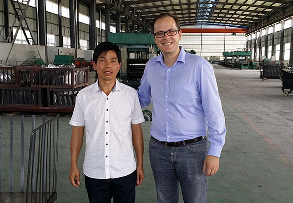 Customer visit factory