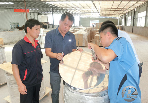 Customer visit factory
