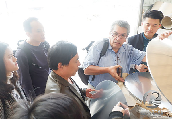 Customer visit factory