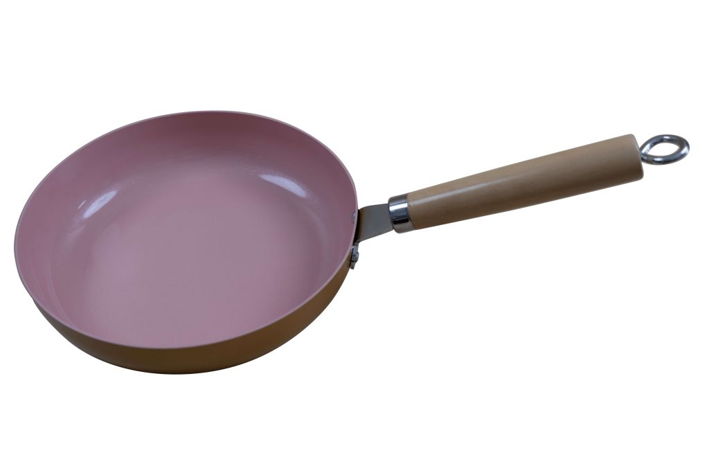 Aluminum pot gold pink