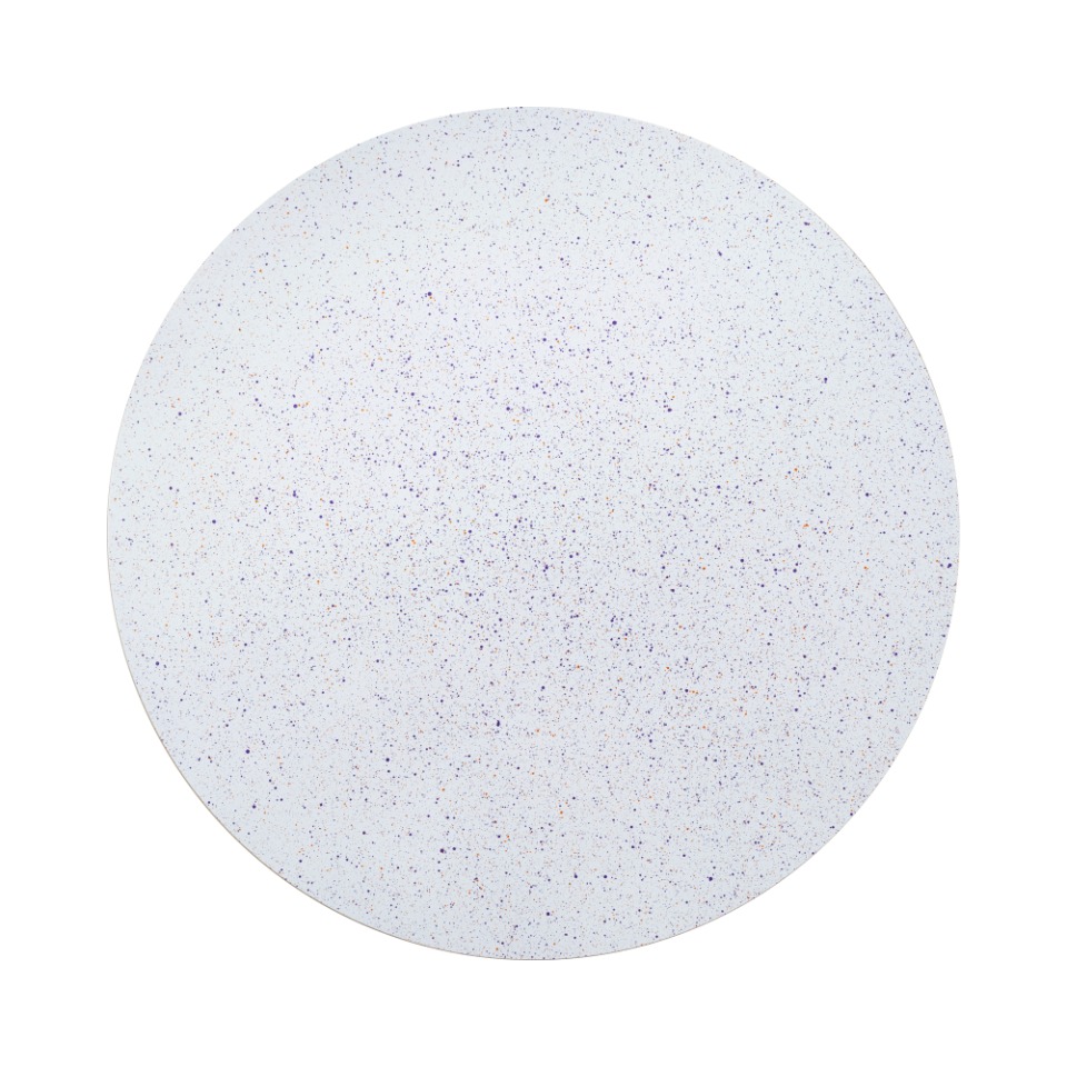 White Dots Coated Aluminum Circle (3)