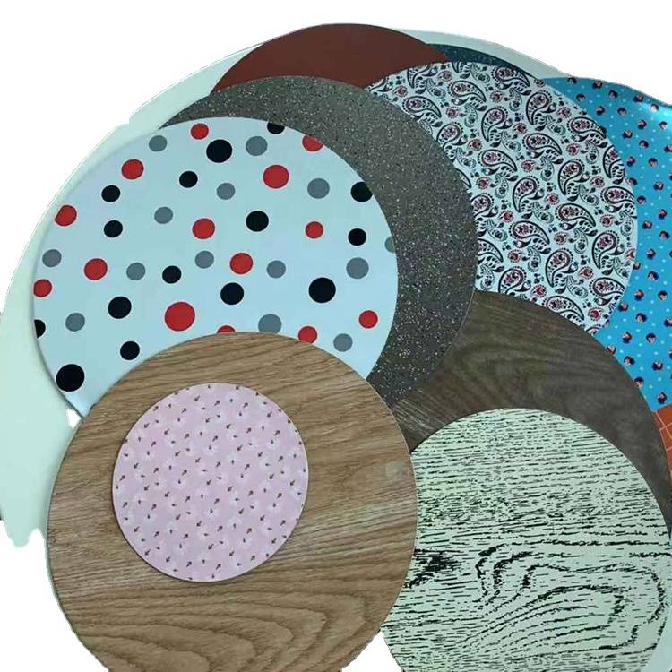 Aluminium circle different surfaces