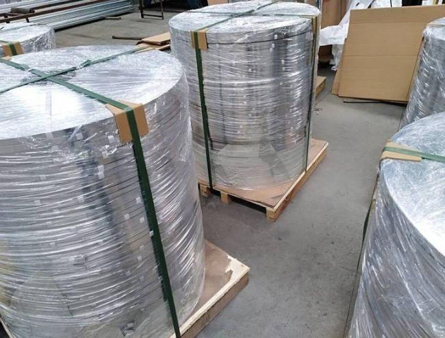 Bulk aluminium circle