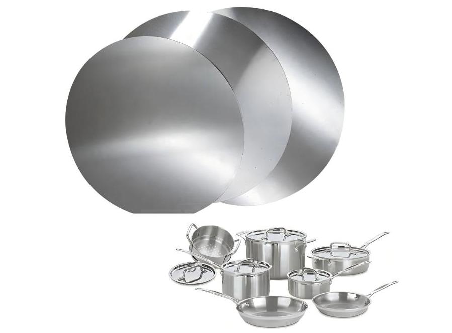 Polished Aluminium circle for cookware