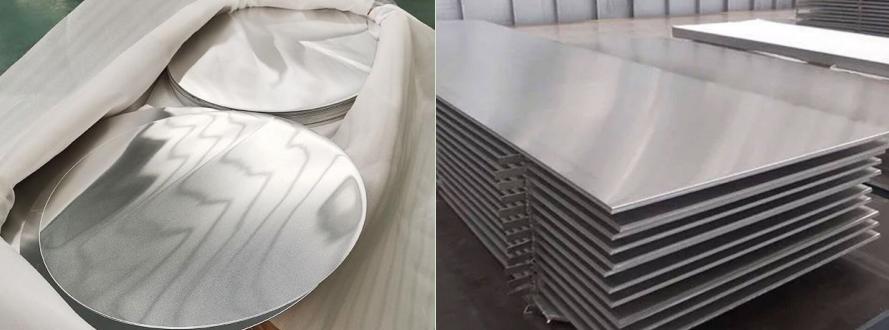Aluminum Circle vs. Stainless Steel Sheet
