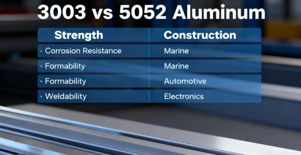 3003 vs. 5052 Aluminum