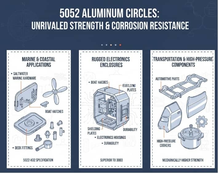 5052 Aluminum Applications Fields
